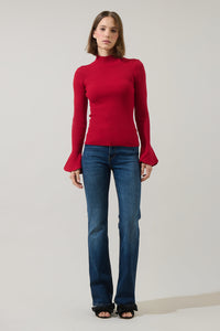 Malvern Bay Mock Neck Sweater