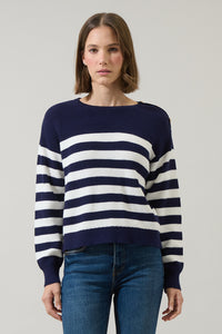Varen Stripe Raglan Sleeve Sweater