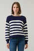 Varen Stripe Raglan Sleeve Sweater