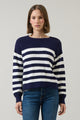 Varen Stripe Raglan Sleeve Sweater