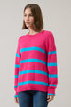 Saphy Stripe Dropped Shoulder Sweater