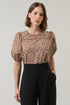 Ramsey Ditsy Mawlin Puff Sleeve Blouse