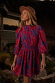 Darret Floral Esmae Pleated Mini Dress