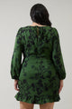Tindrie Floral Ruffle Flounce Mini Dress Curve