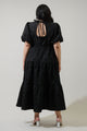 Arielle Jacquard Maxi Tiered Dress Curve