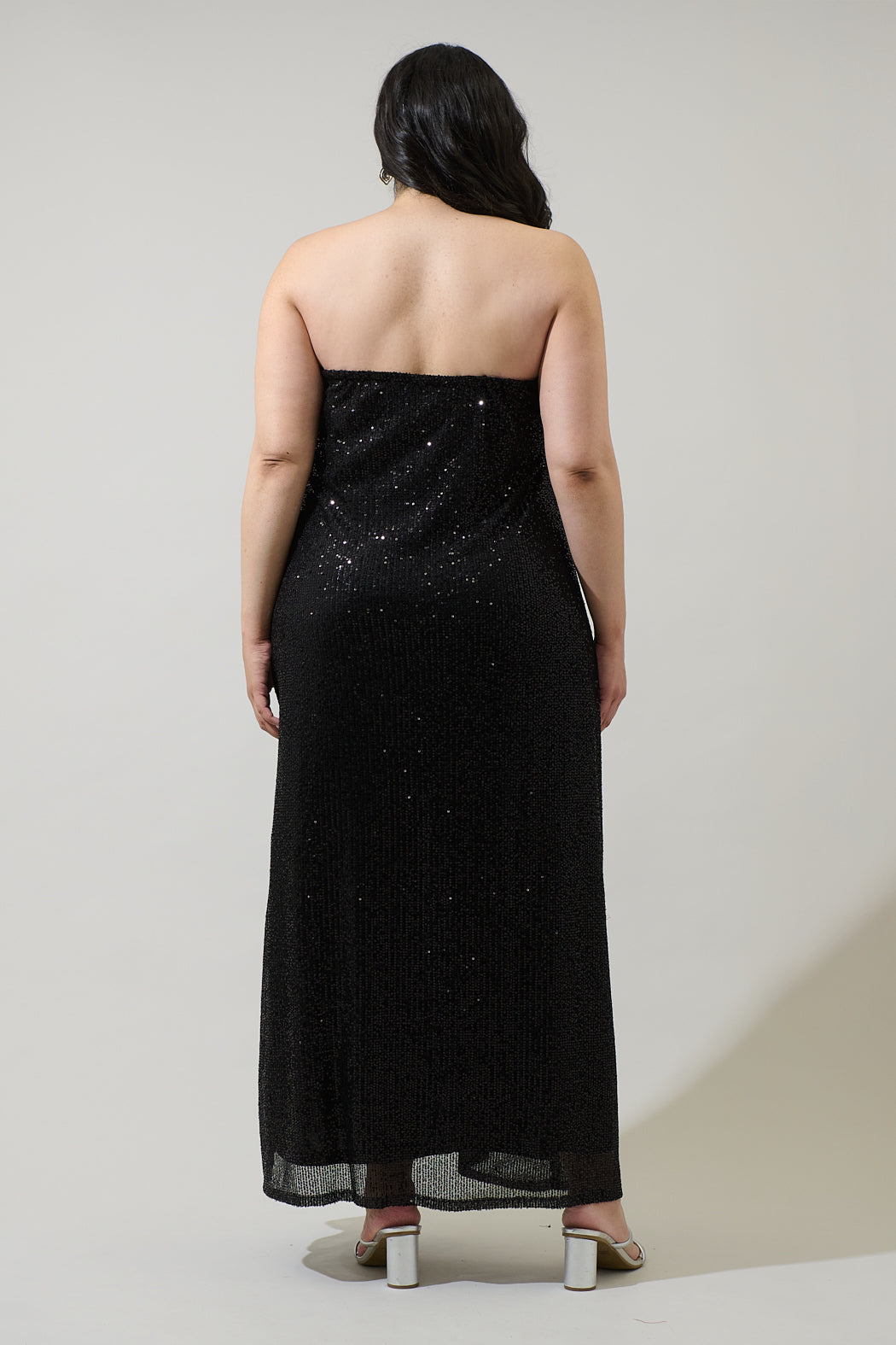 black strapless maxi dress casual Sorority Formal Dress | Karma Strapless Maxi Dress