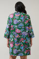 Elara Floral Ruelle Ruffle Mini Dress Curve