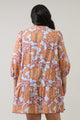 Siany Floral Yamila Ruffle Mini Dress Curve