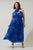 Ciara Floral Tiffi Halter Maxi Dress Curve