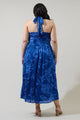 Ciara Floral Tiffi Halter Maxi Dress Curve
