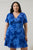 Ciara Floral Emeny Short Sleeve Mini Dress Curve