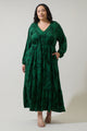 Benti Abstract Larrie Button Down Maxi Dress Curve