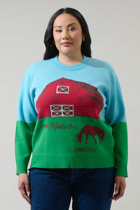 Kelsey's Farm Multi Knit Sweater Curve