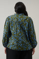 Solvay Floral Nellian Ruffle Top Curve