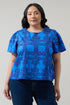 Romery Abstract Tilma Short Sleeve Top Curve