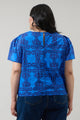 Romery Abstract Tilma Short Sleeve Top Curve
