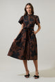 Somerton Floral Aurelia Babydoll Midi Dress