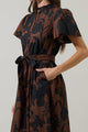 Somerton Floral Aurelia Babydoll Midi Dress