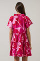 Mila Floral Pallas Poplin Tiered Mini Dress