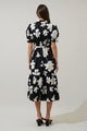 Medina Floral Giles Button Up Midi Dress