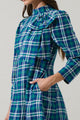 Buckley Plaid Padma Bow Mini Dress
