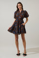Marlina Floral Noella Shift Mini Dress