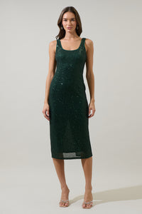Kamari Sequin Liv Tank Midi Dress