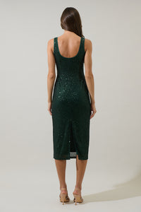 Kamari Sequin Liv Tank Midi Dress
