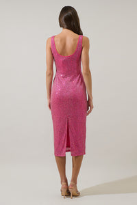 Kamari Sequin Liv Tank Midi Dress