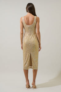 Kamari Sequin Liv Tank Midi Dress