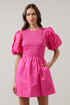 Riana Ruffle Smocked Mini Dress