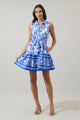 Rency Floral Zady Sleeveless Mini Dress