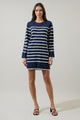 Tovina Striped Sweater Mini Dress