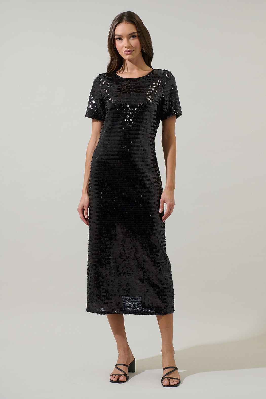 sugar lips sequin dress Leslie Sequin Nova Back Bow Tie Mini Dress SILVER / M by Sugarlips