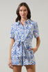 Romina Tropical Soria Button Up Romper