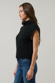 Monica Sleeveless Cropped Turtleneck Sweater