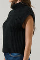 Monica Sleeveless Cropped Turtleneck Sweater