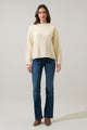 Pammie Knit Dropped Long Sleeve Sweater