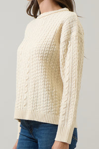 Pammie Knit Dropped Long Sleeve Sweater