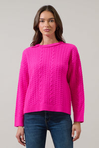 Pammie Knit Dropped Long Sleeve Sweater