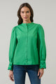 Ziana Button Down Ric Rac Trim Shirt