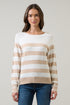 Macy Hill Color Block Striped Sweater