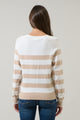 Macy Hill Color Block Striped Sweater