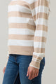Macy Hill Color Block Striped Sweater