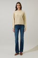 Luxie Polka Dot Contrast Sweater