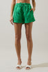 Friona Eyelet Taliya Drawstring Shorts