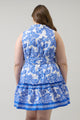 Rency Floral Zady Sleeveless Mini Dress Curve