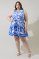 Rency Floral Zady Sleeveless Mini Dress Curve