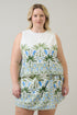 Senara Floral Lisha Sleeveless Tank Top Curve