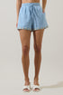 Marcy Embroidery High Waisted Shorts